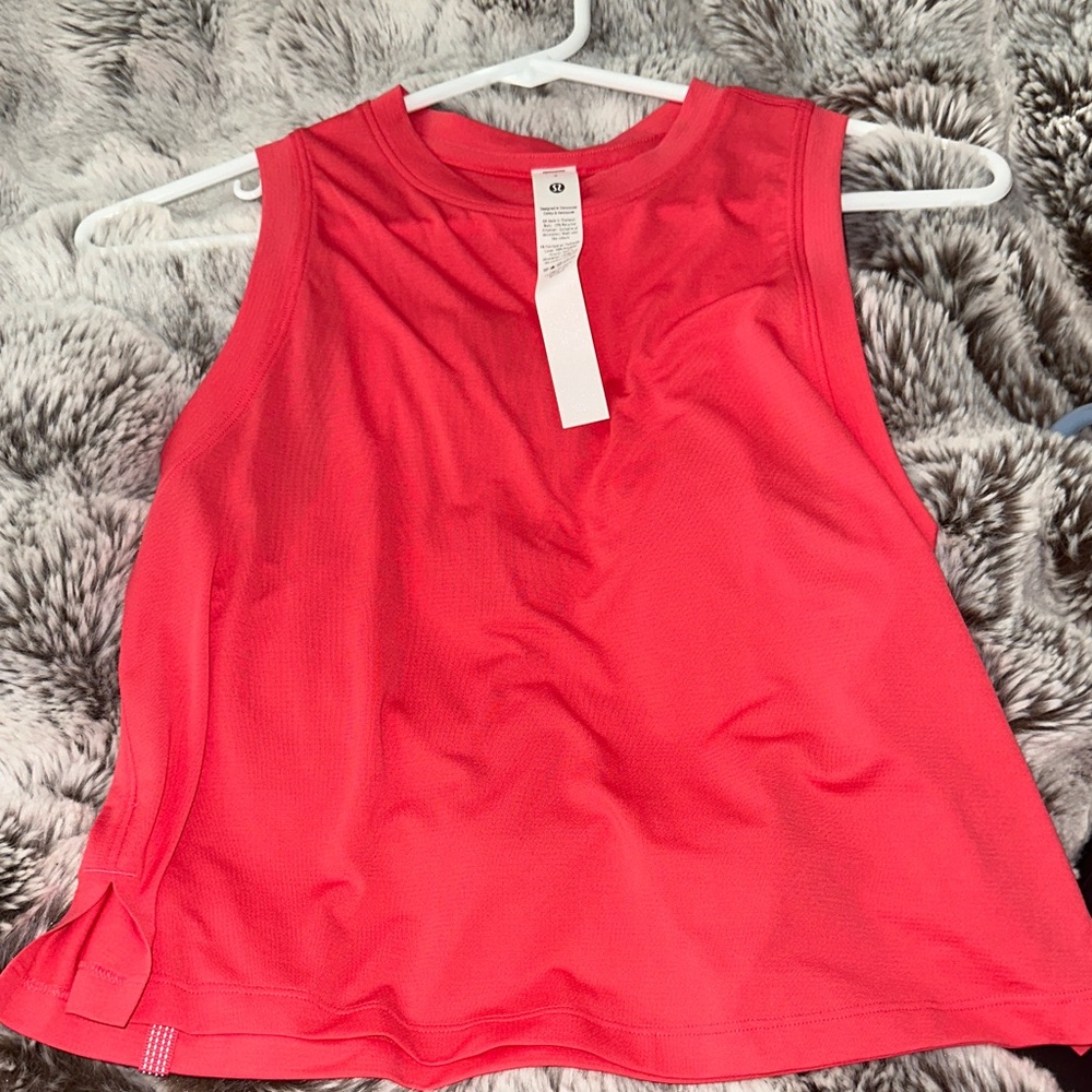 Lululemon sculpt cropped tank